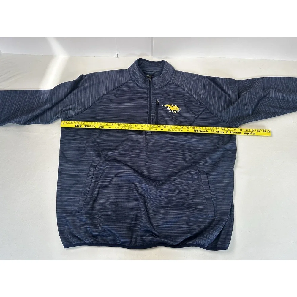 NHL Carl Banks GIII Nashville Predators 1/4 Zip‎ Fleece Lined Pullover 4XL